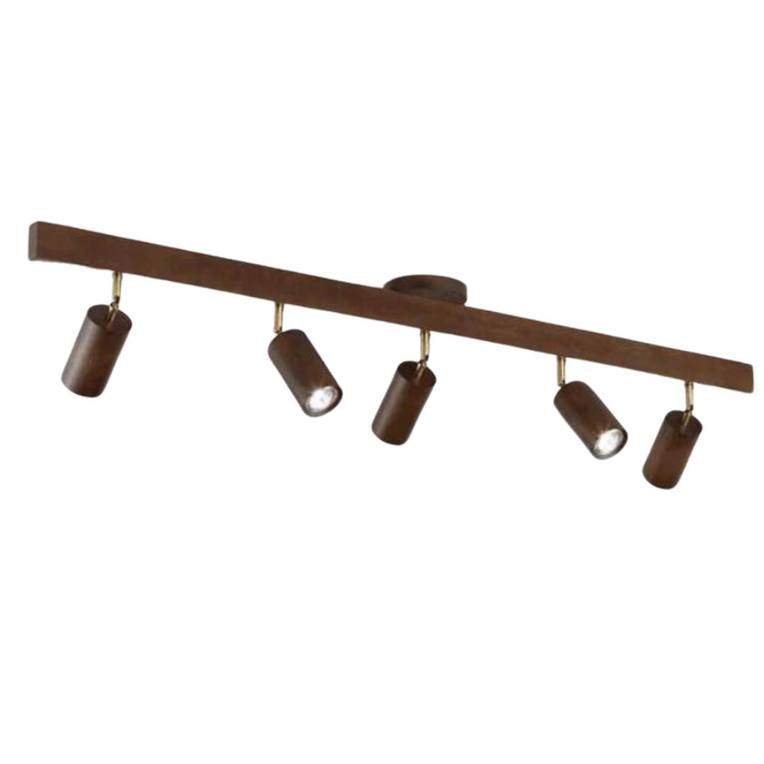 Adjustable Wooden Ceiling Spotlight – EcoLux