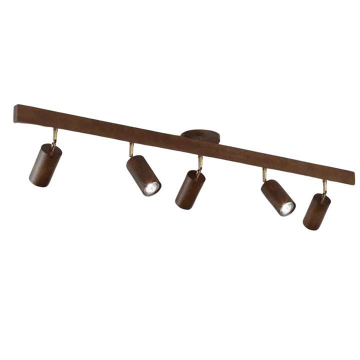 Adjustable Wooden Ceiling Spotlight – EcoLux