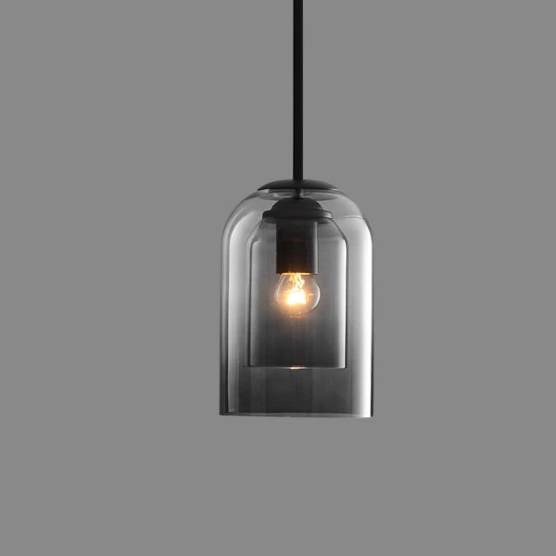 Elegant Double Glass Chandelier - AuraGlas