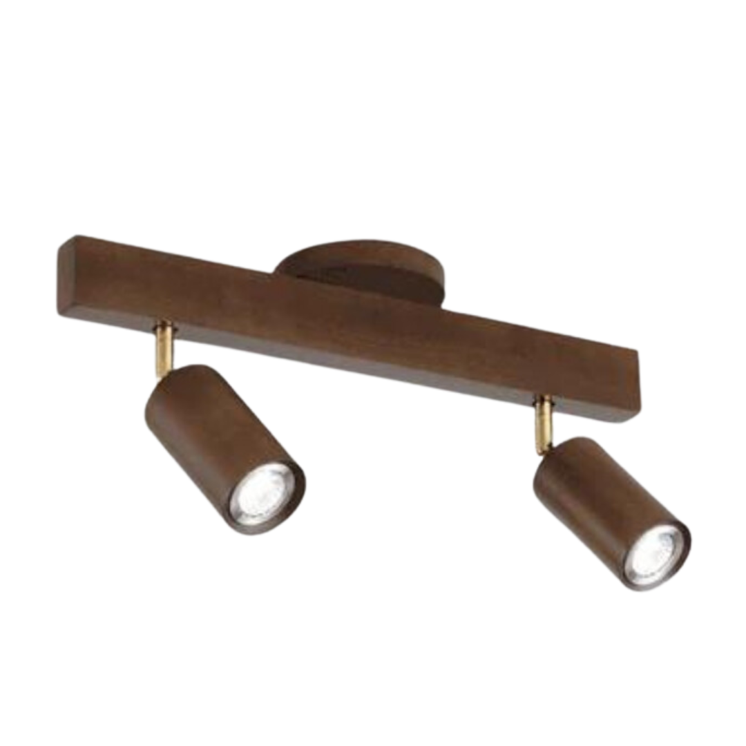 Adjustable Wooden Ceiling Spotlight – EcoLux