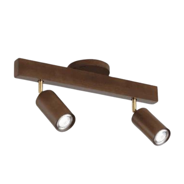 Adjustable Wooden Ceiling Spotlight – EcoLux