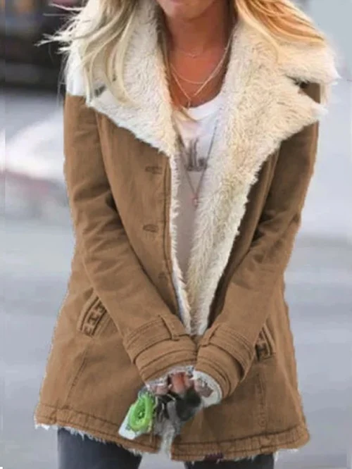 Stylish Thermal Women's Coat - Aurora