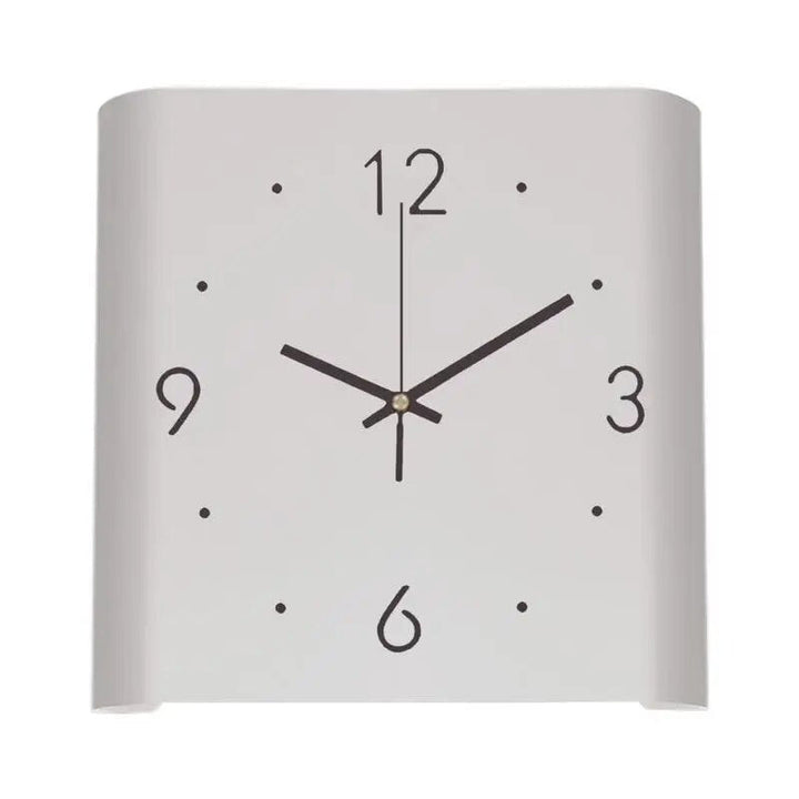 Double-Sided Square Wall Clock | Illuminated Minimalist Design