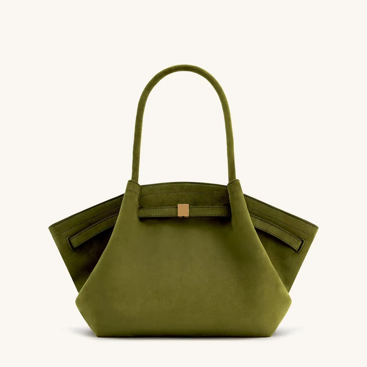 Hana Schultertasche aus Wildlederimitat mit Optik und großem Fassungsvermögen