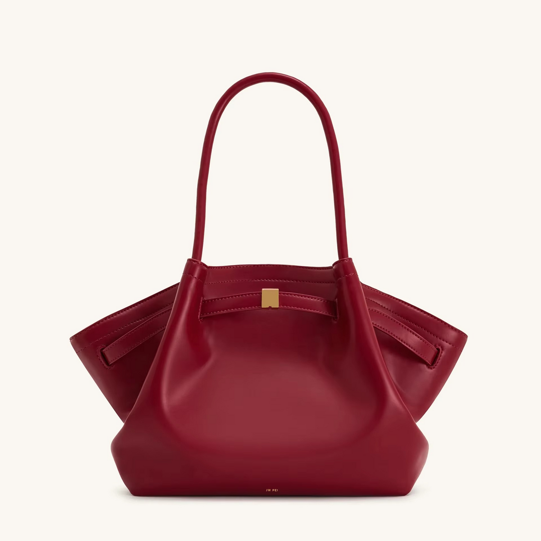 Hana Schultertasche aus Wildlederimitat mit Optik und großem Fassungsvermögen