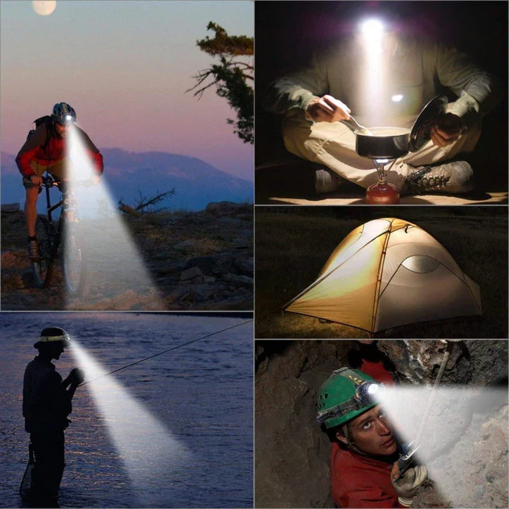 Rechargeable LED Headlamp – Bright Illumination for Outdoor Activities