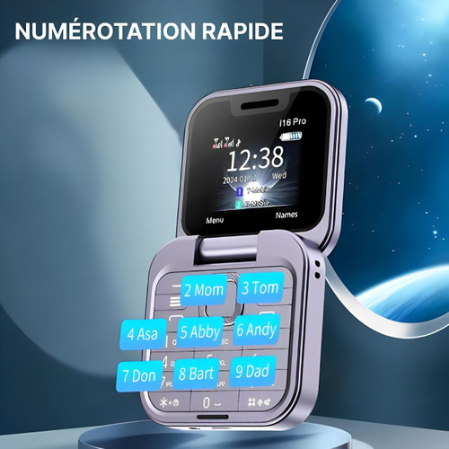Dual SIM Flip Phone | 1.77" Screen | 1000 mAh | Micro USB