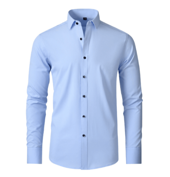 Men's Stretch Dress Shirt, Non-Iron, for Work and Casual Wear
