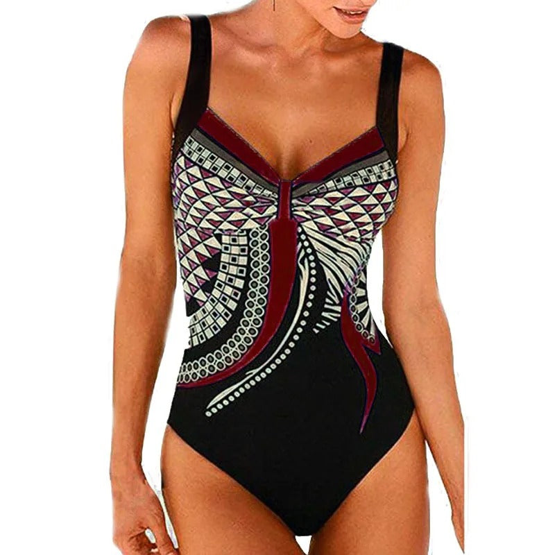 Zinnia Badeanzug | Modischer Print für Frauen | Komfortabel