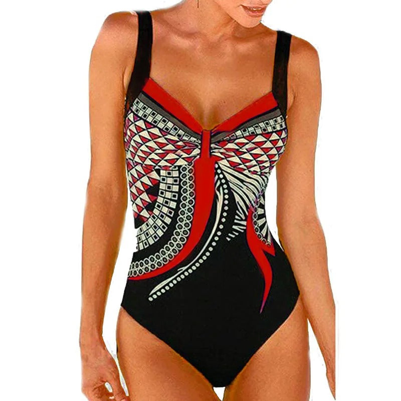 Zinnia Badeanzug | Modischer Print für Frauen | Komfortabel