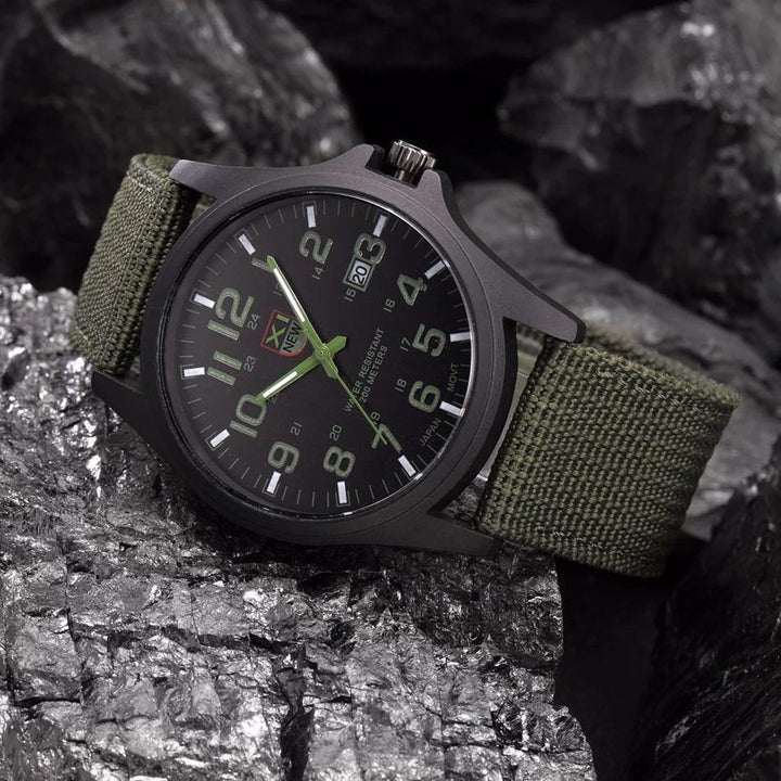 AdventureTime Men's Tactical Watch – Shockproof with LED