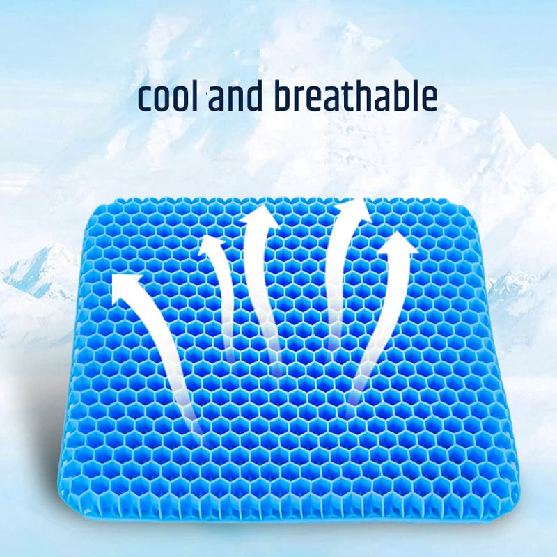 Third-Generation Honeycomb-Structure Cooling Gel Cushion