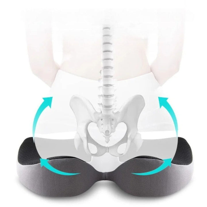 ErgoSit | Pain-Relieving Seat Cushion for Extended Use