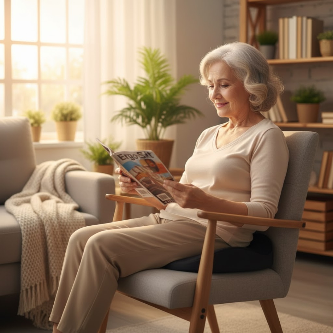 ErgoSit | Pain-Relieving Seat Cushion for Extended Use