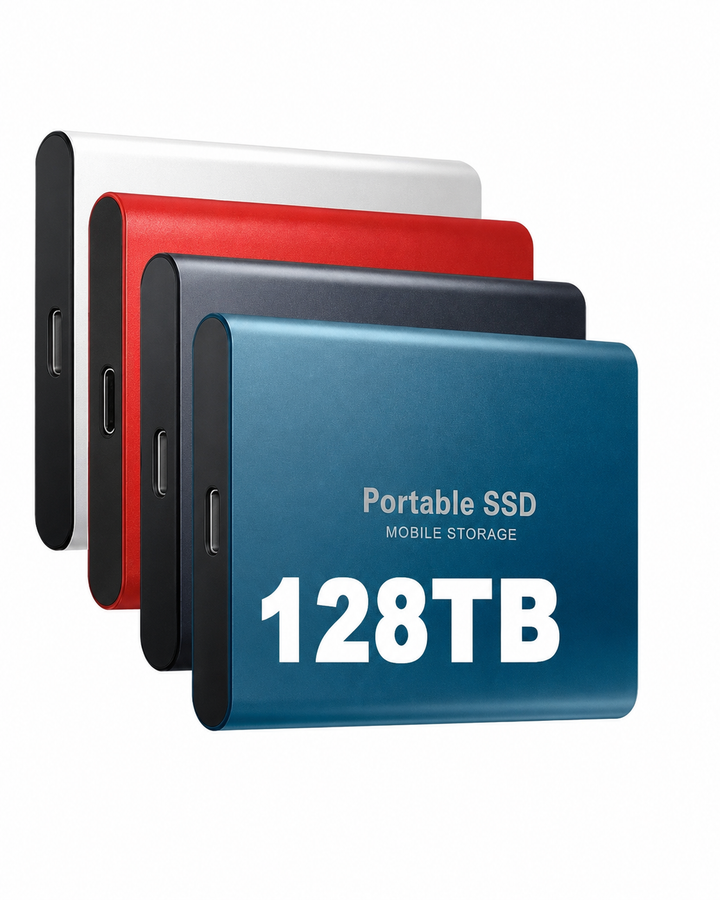 External SSD 128 TB - compact, fast and portable storage