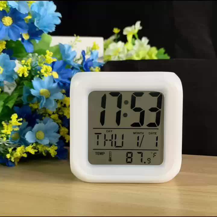 Digitaler LED-Wecker mit Temperaturanzeige – Leise und hell für jeden Raum