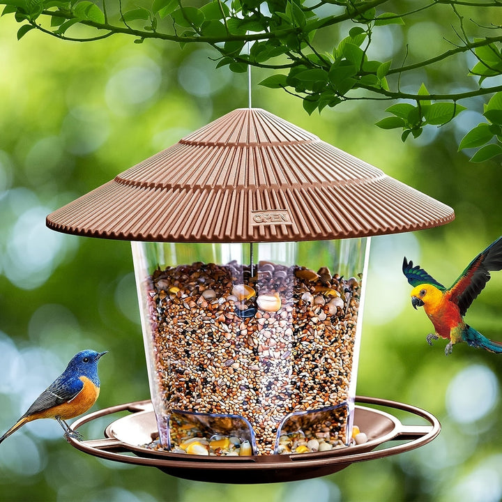 Mushroom-Shaped Bird Feeder – Practical and Decorative for Gardens and Outdoor Spaces