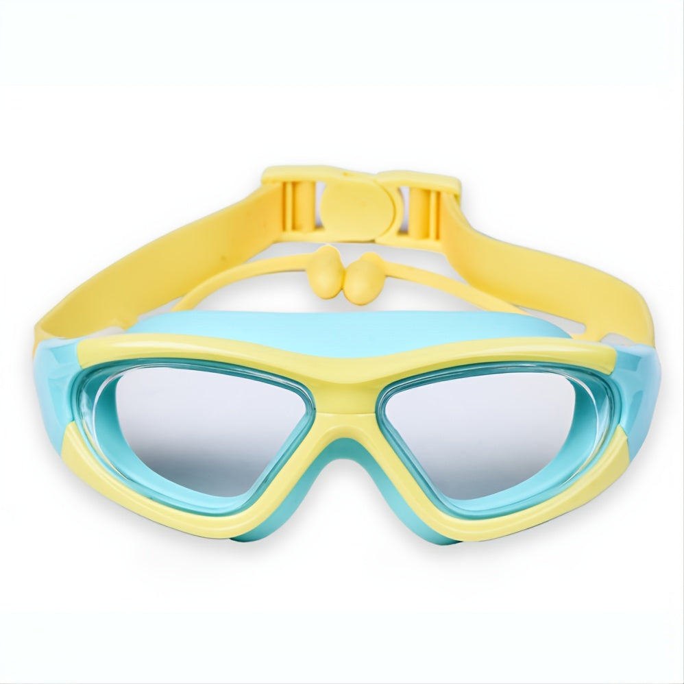 Kids' Swimming Goggles with Large Frame – Comfortable and Anti-Fog for Fun in the Water