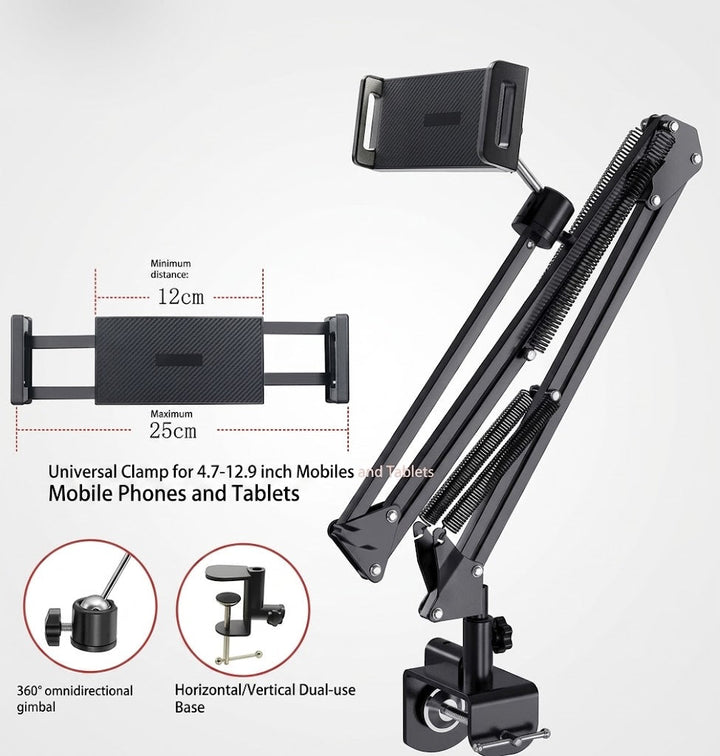 Tablet Stand – FlexiMount – 360° Rotation – Adjustable Support
