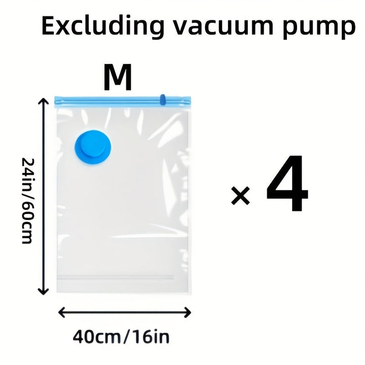 Extra Large Vacuum Storage Bag Set – Reusable, Waterproof and Space-Saving