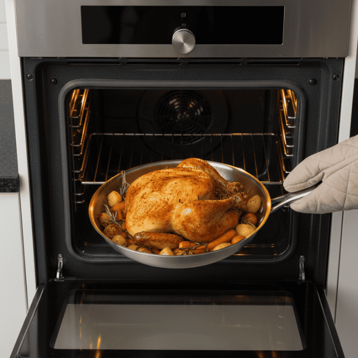 TITAN-PREMIUM PAN – High-Quality Uncoated Titanium Pan for All Hob Types