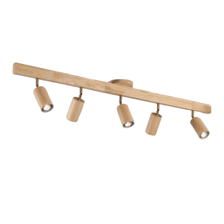 Adjustable Wooden Ceiling Spotlight – EcoLux