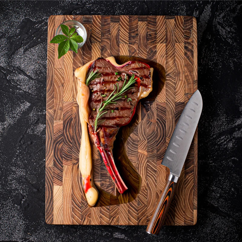 Luxury Solid Teak Chopping Board - ChefTeak