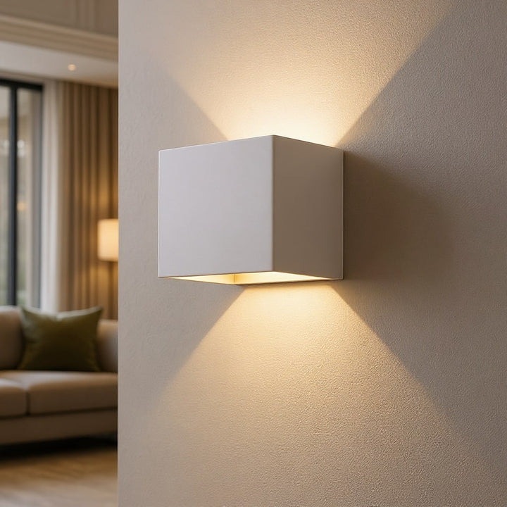 Wireless Wall Lamp for Indoor and Outdoor Use | LED Lamp with Battery and Sensor | GlowCube