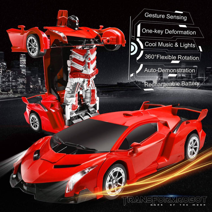 Transforming Remote Control Robot Car Toy
