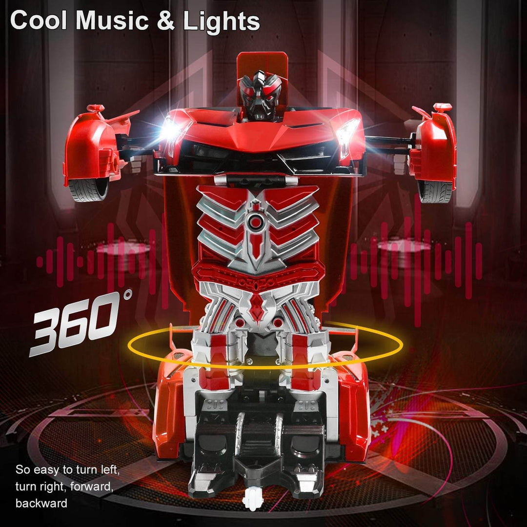 Transforming Remote Control Robot Car Toy
