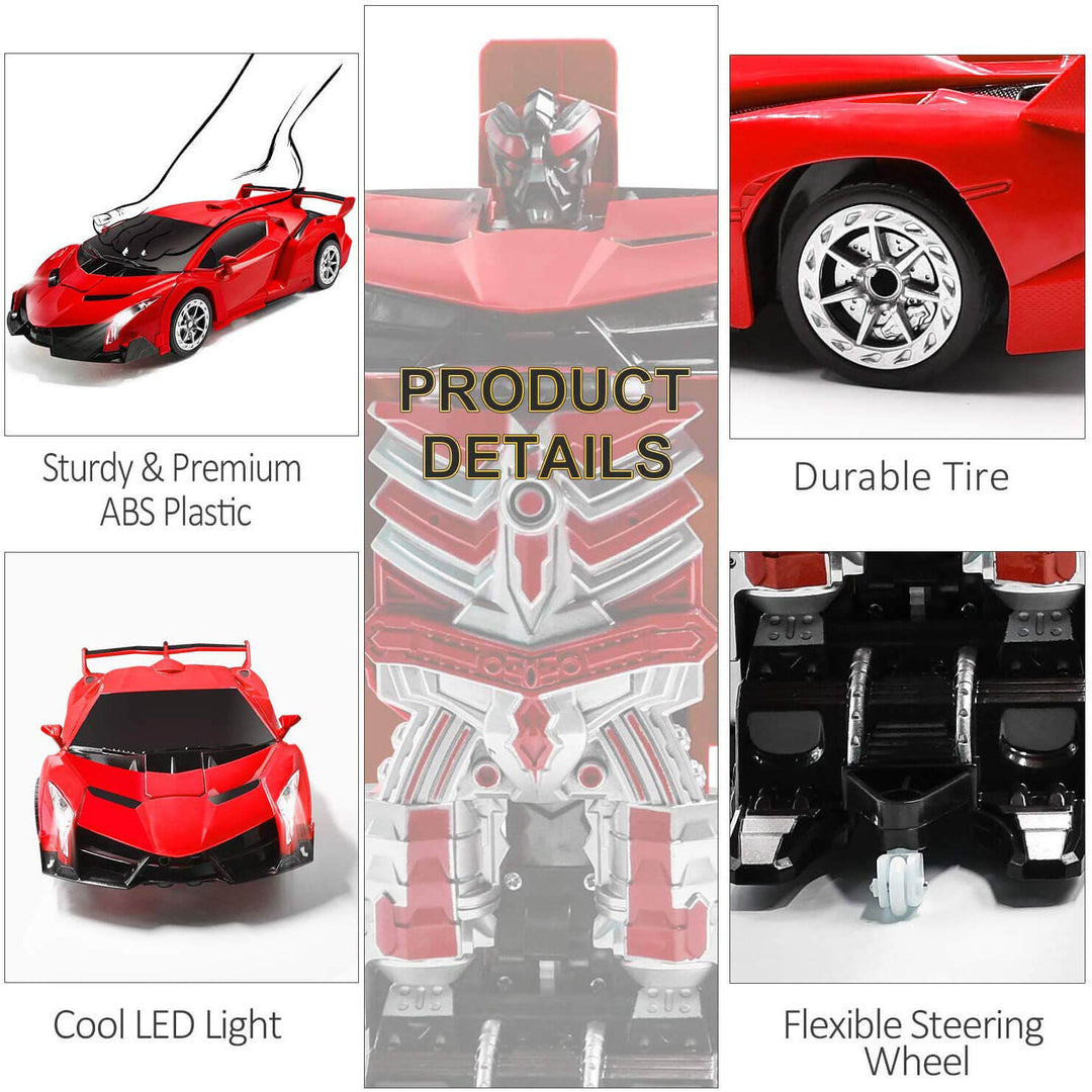 Transforming Remote Control Robot Car Toy