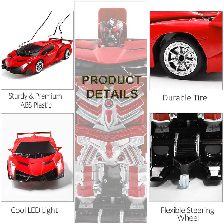 Transforming Remote Control Robot Car Toy
