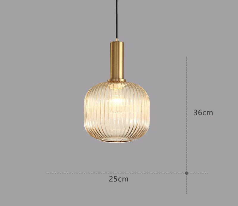 Retro Glass Pendant Lamp – ColorVibe