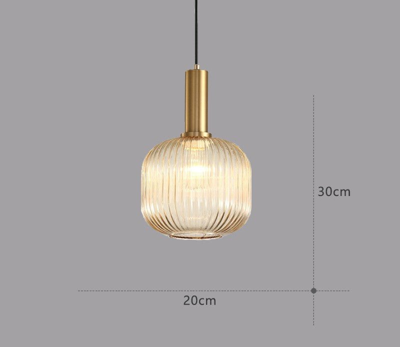 Retro Glass Pendant Lamp – ColorVibe