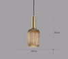 Retro Glass Pendant Lamp – ColorVibe