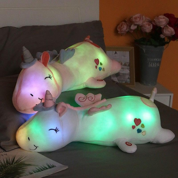 Lunacorn Light-Up Unicorn | Soft Plush Friend | Rainbow LED | Perfect Gift for Kids