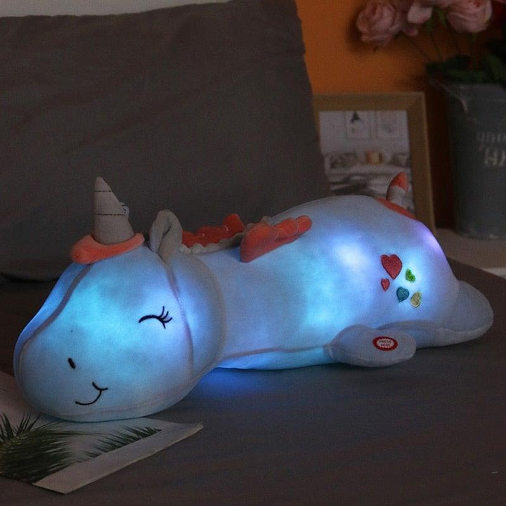 Lunacorn Light-Up Unicorn | Soft Plush Friend | Rainbow LED | Perfect Gift for Kids