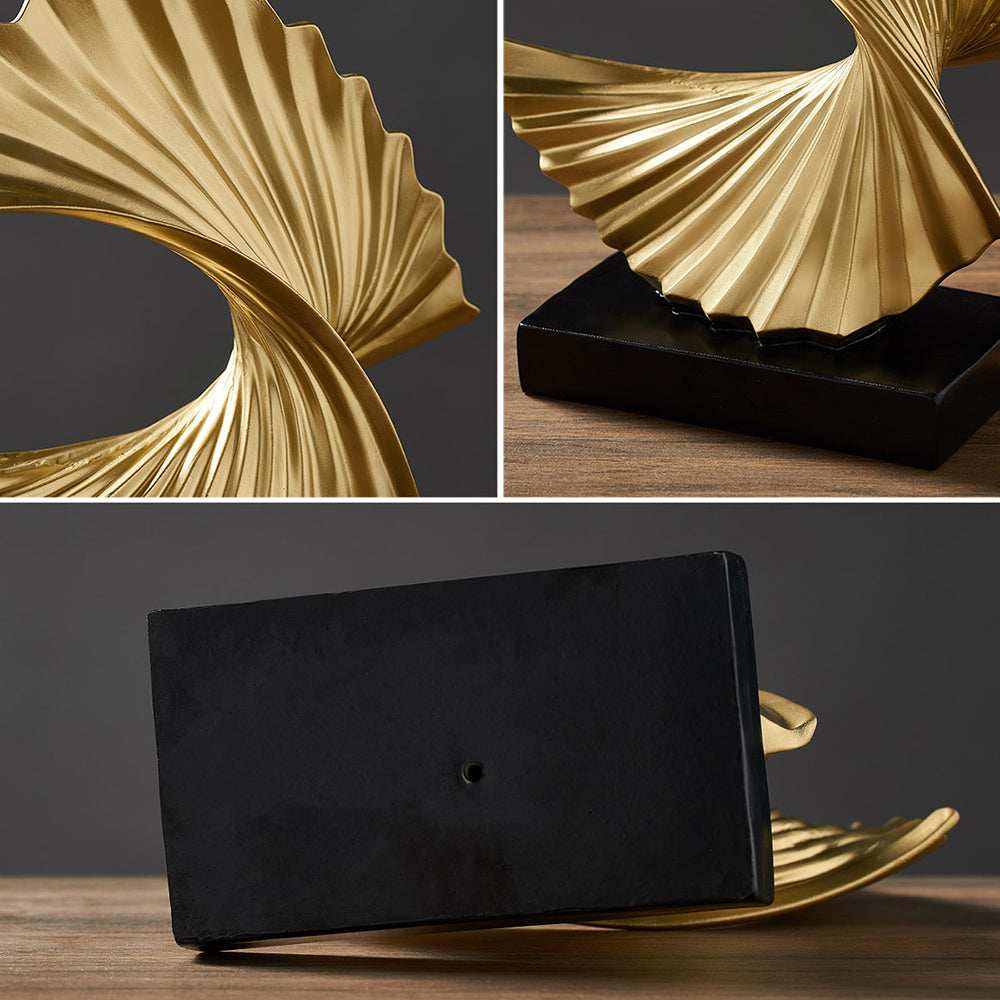 Elegant Half Moon Sculpture – LunarGrace