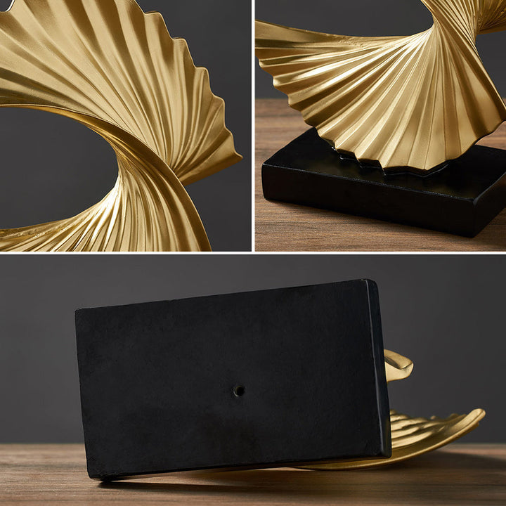 Elegant Half Moon Sculpture – LunarGrace