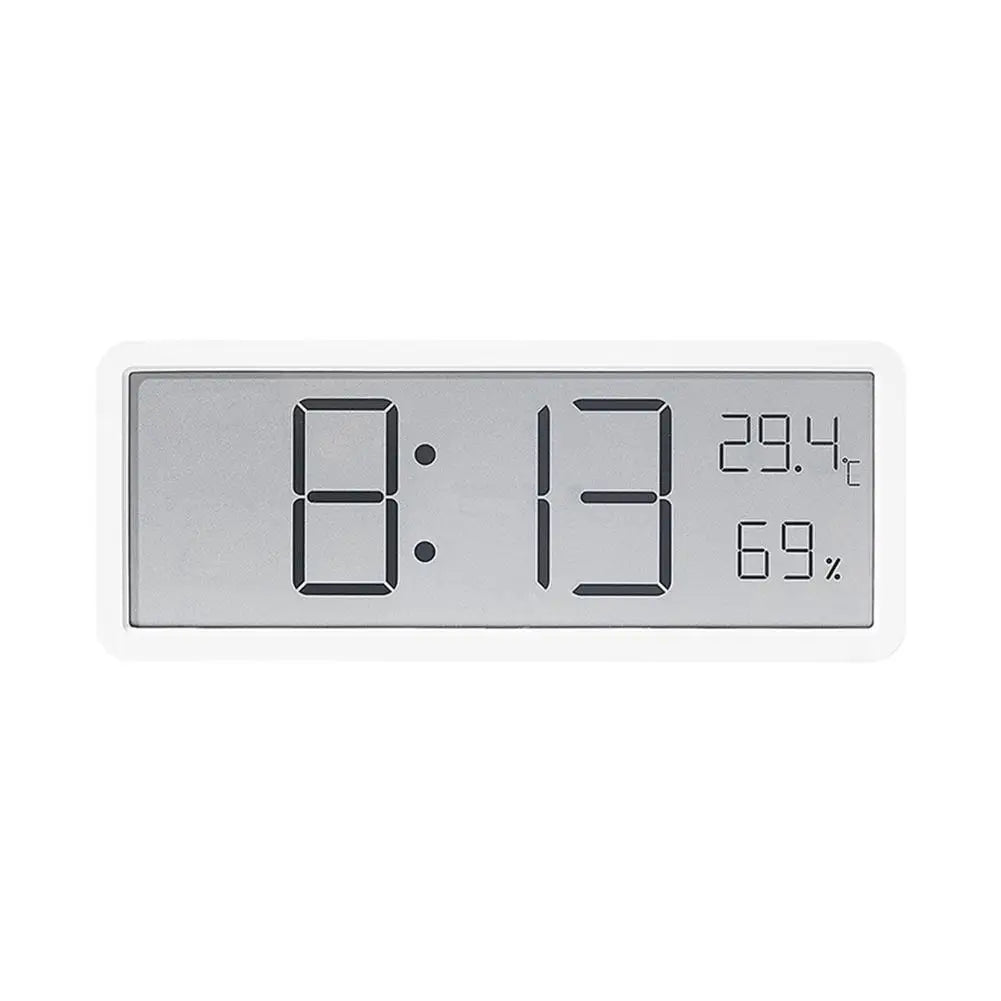 Large Digital Wall Clock - LED with Temperature