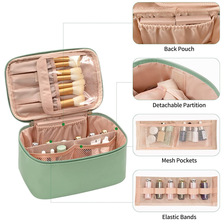 Portable Make-Up Organiser with Dividers
