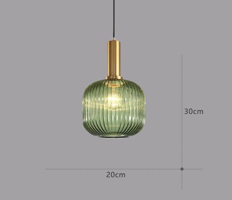 Retro Glass Pendant Lamp – ColorVibe