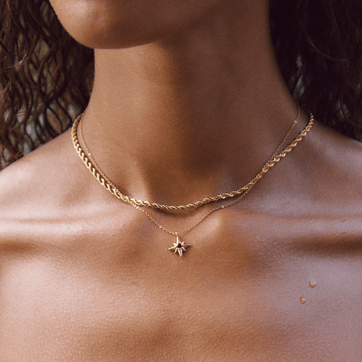 Guide Star Emerald Crystal Necklace