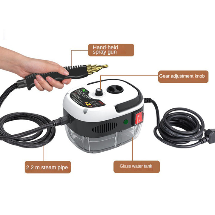 Hochdruck-Dampfreiniger 2500W – 6 Einstellungen für Küche und Zuhause