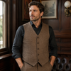 Elegant traditional men's waistcoat with buttons