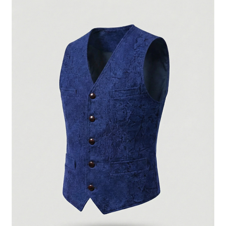 Elegant traditional men's waistcoat with buttons