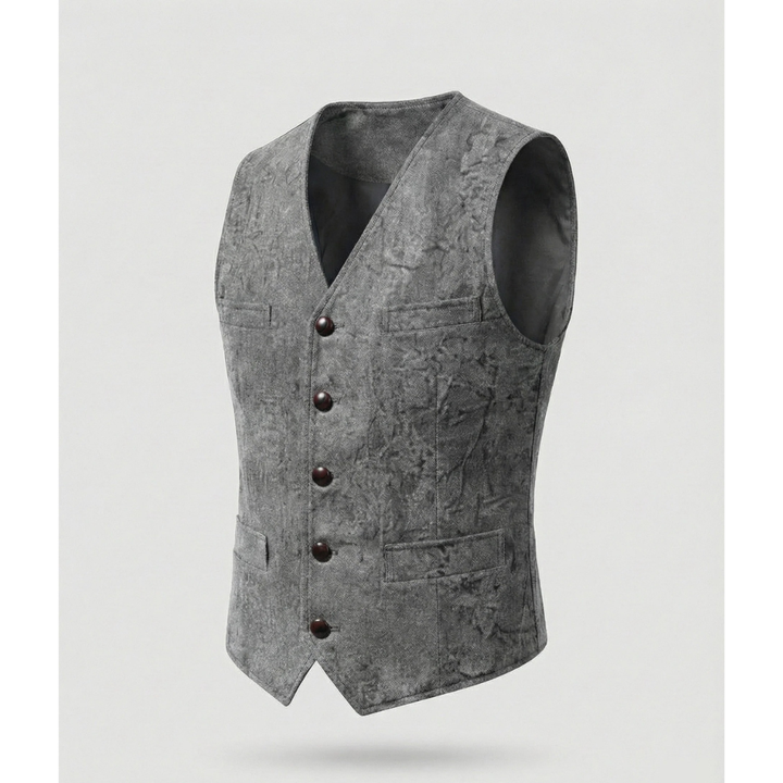 Elegant traditional men's waistcoat with buttons