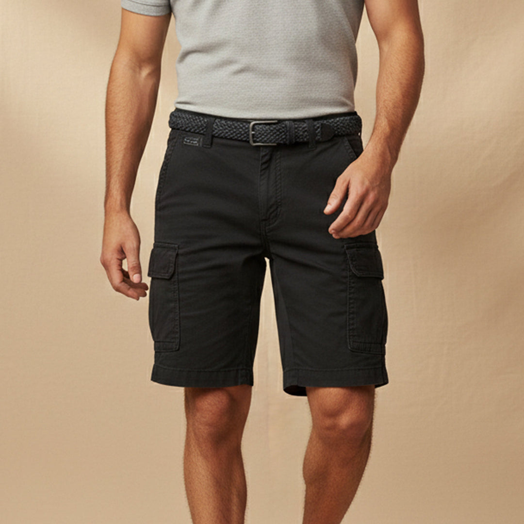 Men's Cargo Shorts with Flap Pockets