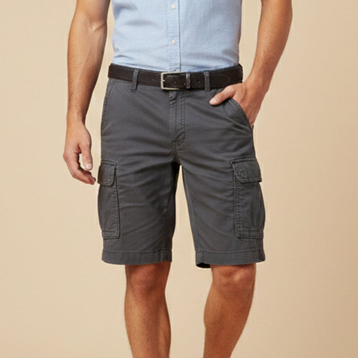 Men's Cargo Shorts with Flap Pockets