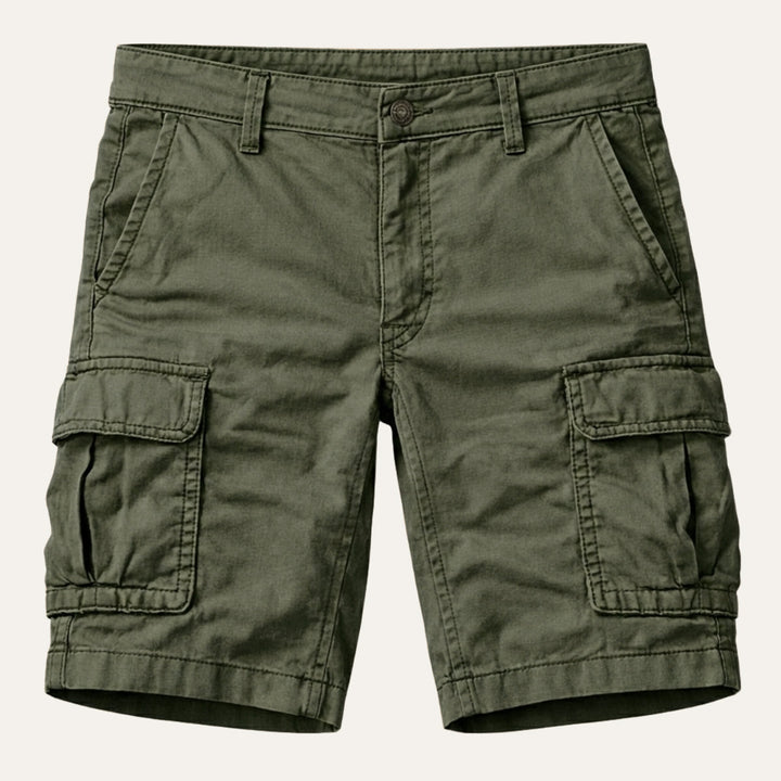 Men's Cargo Shorts with Flap Pockets
